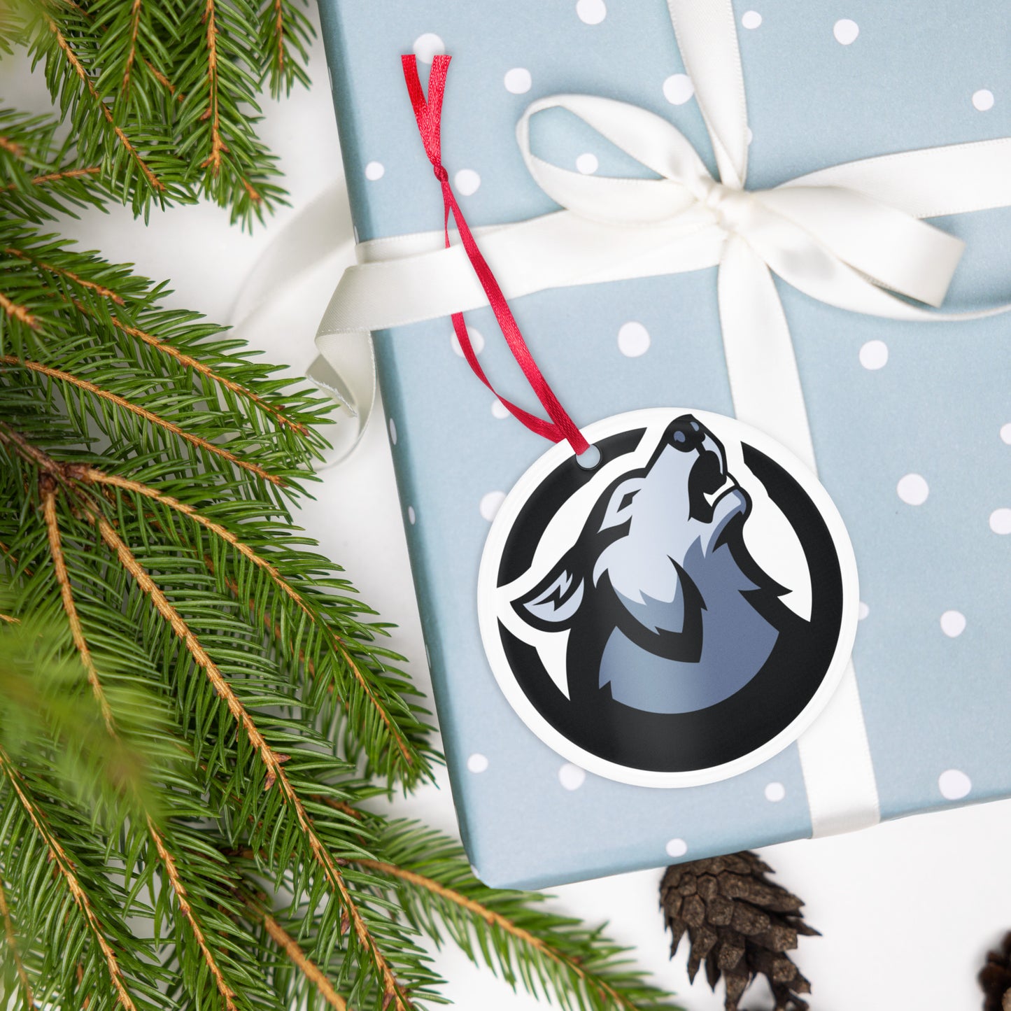 Viss Wolfpack Christmas Ornament